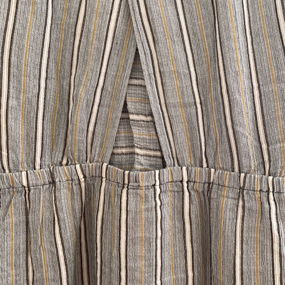 PRANA • NWT! “Ecotropics” Organic Cotton Sleeveless Dress - Stellar Stripe - M - Picture 6 of 16